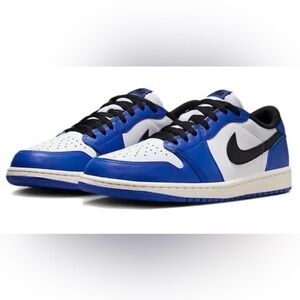 Nike Air Jordan 1 Low OG Game Royal Size 5.5Y Women’s Size 7  CZ0858-140 NWB